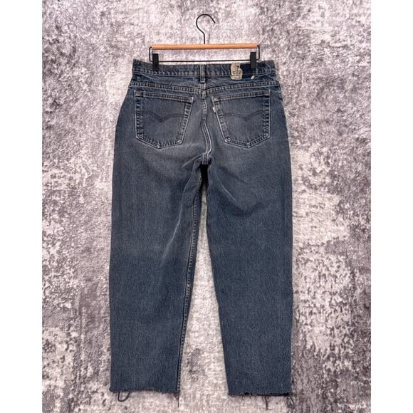 Vintage Levis Silvertab Jeans 34 in x 26 in Mens Loose Fit Made USA Denim - Picture 2 of 10